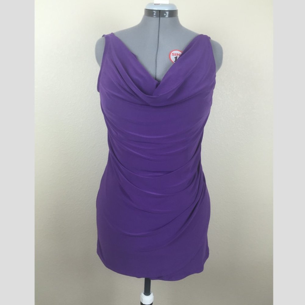 NEW Purple Cowl Neck Tunic